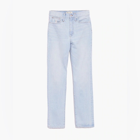 Madewell Classic Straight Full-Length Jeans Fitzgerald Wash Size 29 - Picture 5 of 17